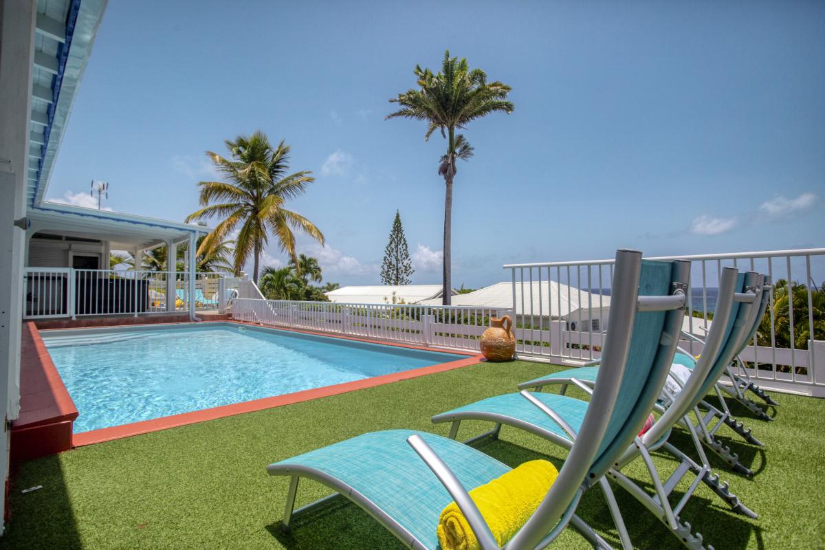 6.Location villa piscine vue mer St François Guadeloupe_Vue Mer